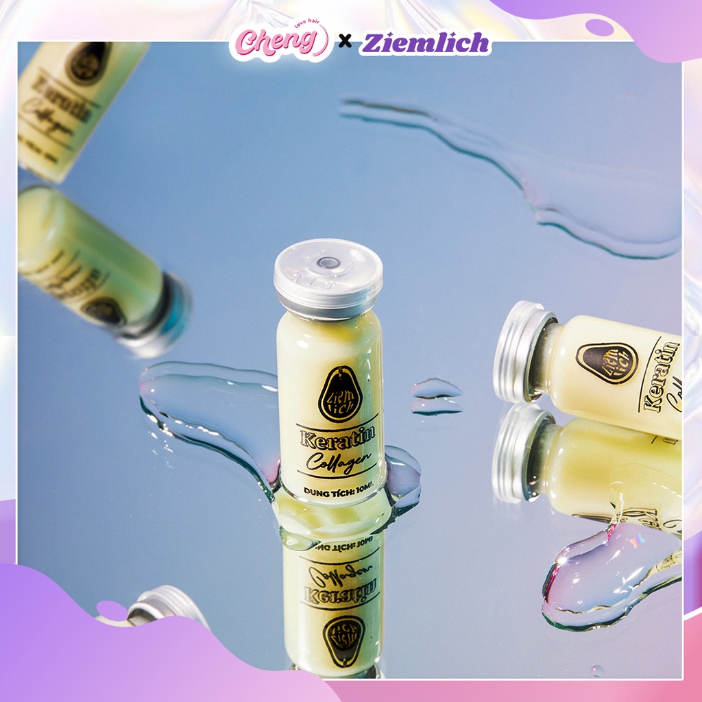 KERATIN COLLAGEN Ziemlich - Hỗ trợ phục hồi tóc nát, hư tổn, giảm xót khi nhuộm tóc