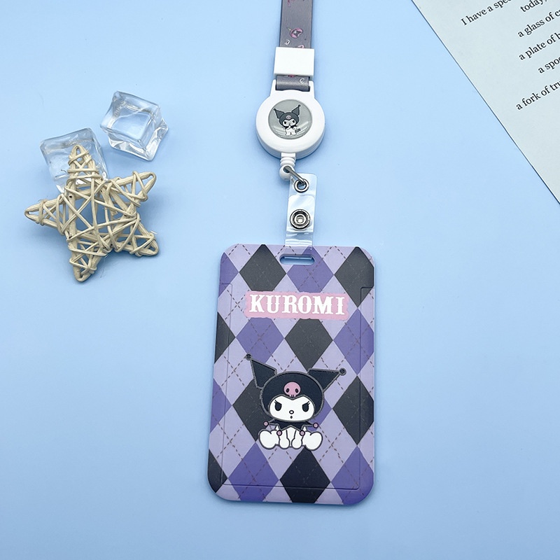 Sanrio Bao Da Đựng Thẻ / Thẻ Xe Buýt / Thẻ Đi Học / Thẻ Nước Tiện Dụng Cho Học Sinh Ốp