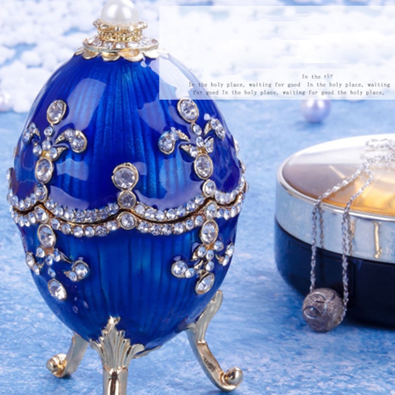 Dream Crytsal Hộp Đựng Trang Sức Trứng Phục Sinh Faberge Cho Nữ