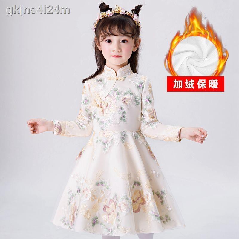 Nữ sinh Trường Tiểu học Xuân Thu Hanfu Váy kiểu cổ, Váy công chúa kiểu phương Tây, Váy trẻ em, Váy phồng cho bé gái