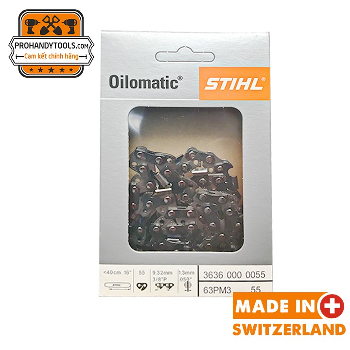 Lam và xích 16in máy cưa STIHL chính hãng MS361/381/382