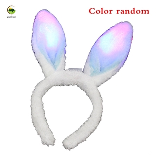 Băng đô tai thỏ có đèn led phát sáng đáng yêu dễ thương