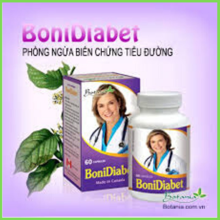 Boni diabet Hộp 60 viên - ngăn ngừa biến chứng tiểu đường