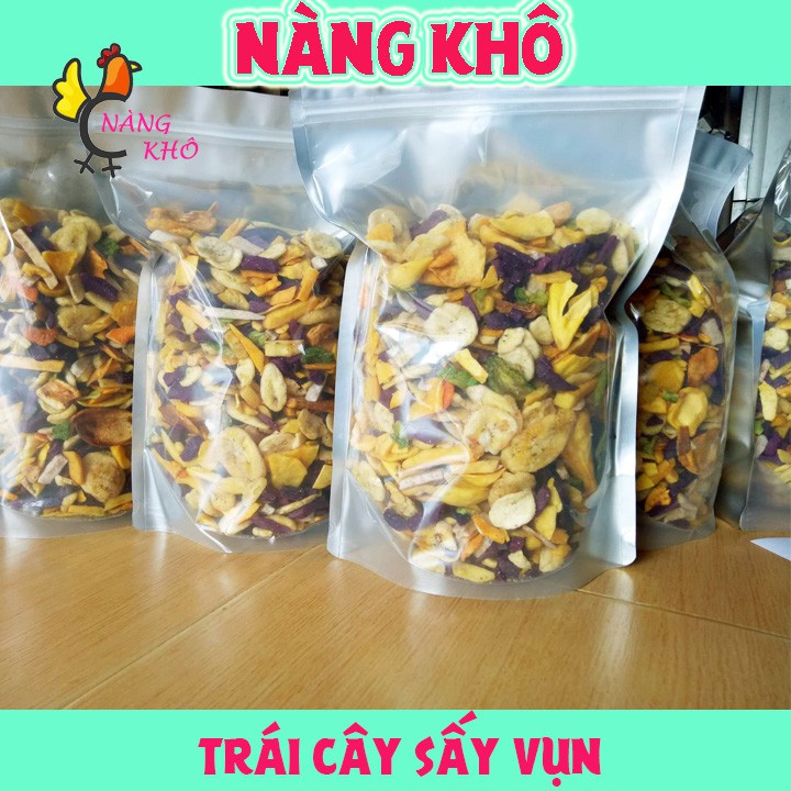 Trái Cây Sấy ( Combo 2 kí Thập Cẩm Sấy hàng vụn loại ngon đủ 10 vị )