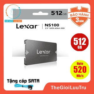 Ổ cứng ssd lexar 512gb 256gb 128gb ns10/ns100 2.5 inch sata iii thương hiệu usa