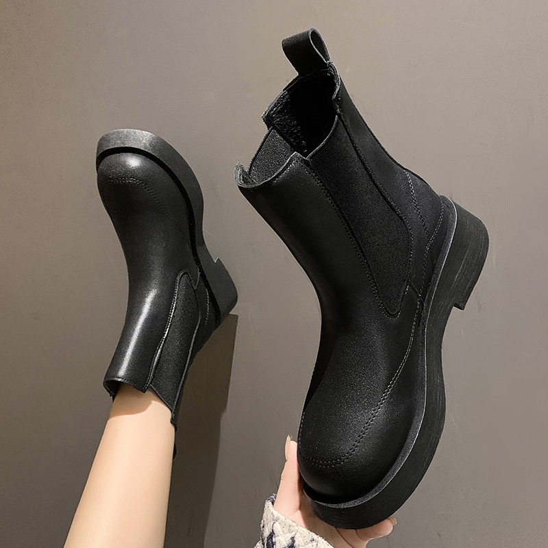 Giày bốt Martin IELGY phong cách Anh Quốc thời trang cho nữ