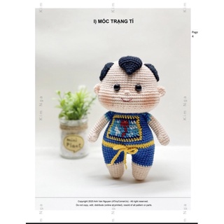 Búp bê handmade Thần Đồng Đất Việt Len (có hình thật sản phẩm)