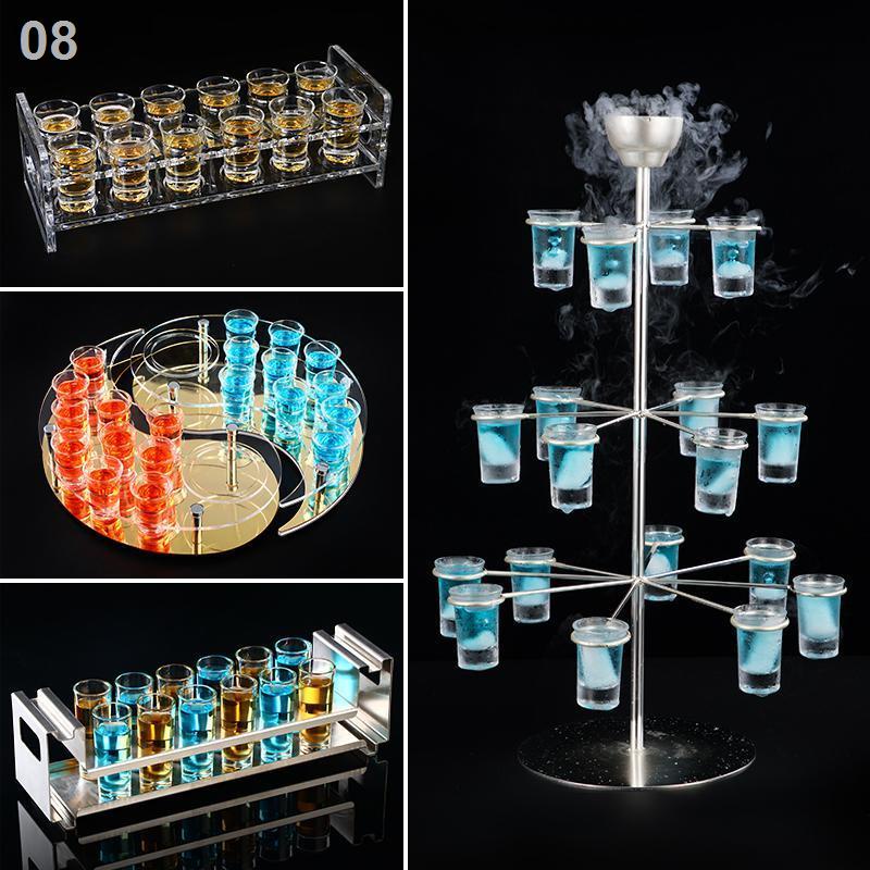 B52 đạn giá đỡ cốc hai cây gai dầu quán rượu đặt cocktail quầy bar thanh trong suốt cầu vồng Trung Quốc