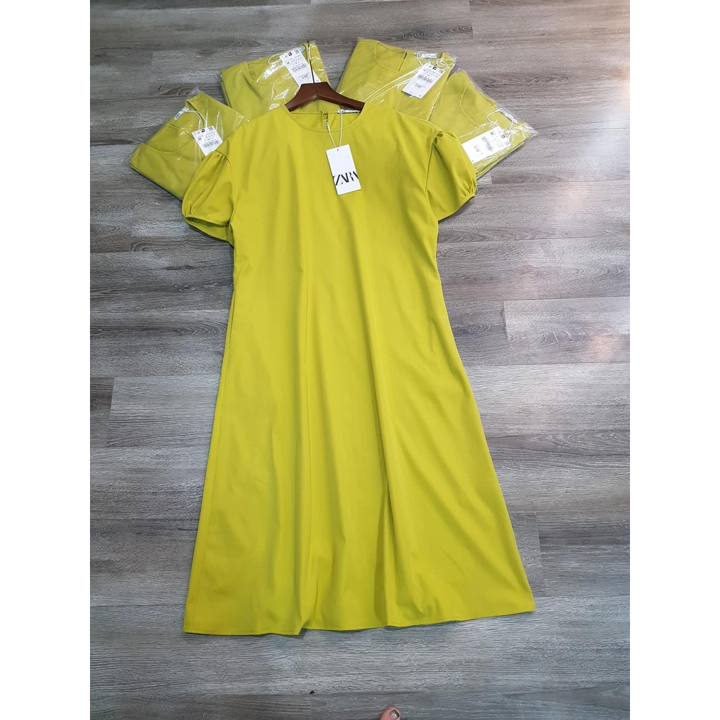 Đầm dài maxi dáng rộng suông tay dơi màu cốm siêu xinh mặc thoải mái, bầu bì diện vô tư | BigBuy360 - bigbuy360.vn