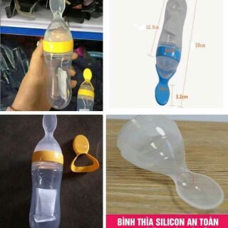 BÌNH THÌA ĂN DẶM, ĐÚT SỮA CHO BÉ