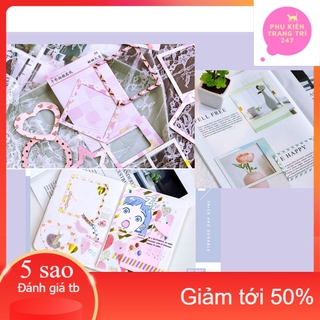 Set 15 Sticker khung ảnh dán trang trí sổ tay đẹp, đa dạng mẫu mã - Phụ Kiện Trang Trí 247
