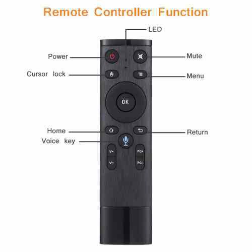 Khiển bluetooth chuột bay hỗ trợ giọng nói Q5A - dùng cho đầu box và smart TV