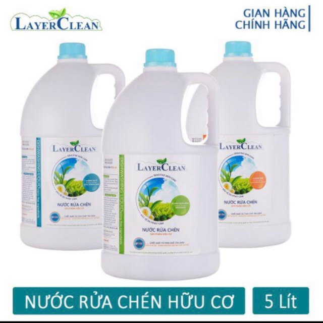 Nước rửa chén hữu cơ Layer Clean 5L