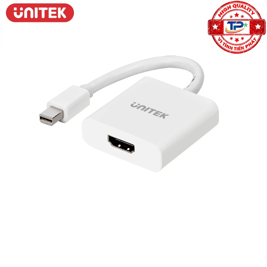 [Mã ELFLASH5 giảm 20K đơn 50K] Bộ chuyển Mini Displayport to HDMI Unitek Y-6325BK / Y-6325WH