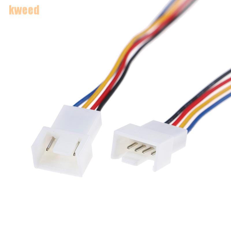 Set 2 Dây Cáp Nối Dài Quạt Pwm 4 Pin Sang 3pin 4pin