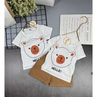 Bộ mặt gấu hello cho bé