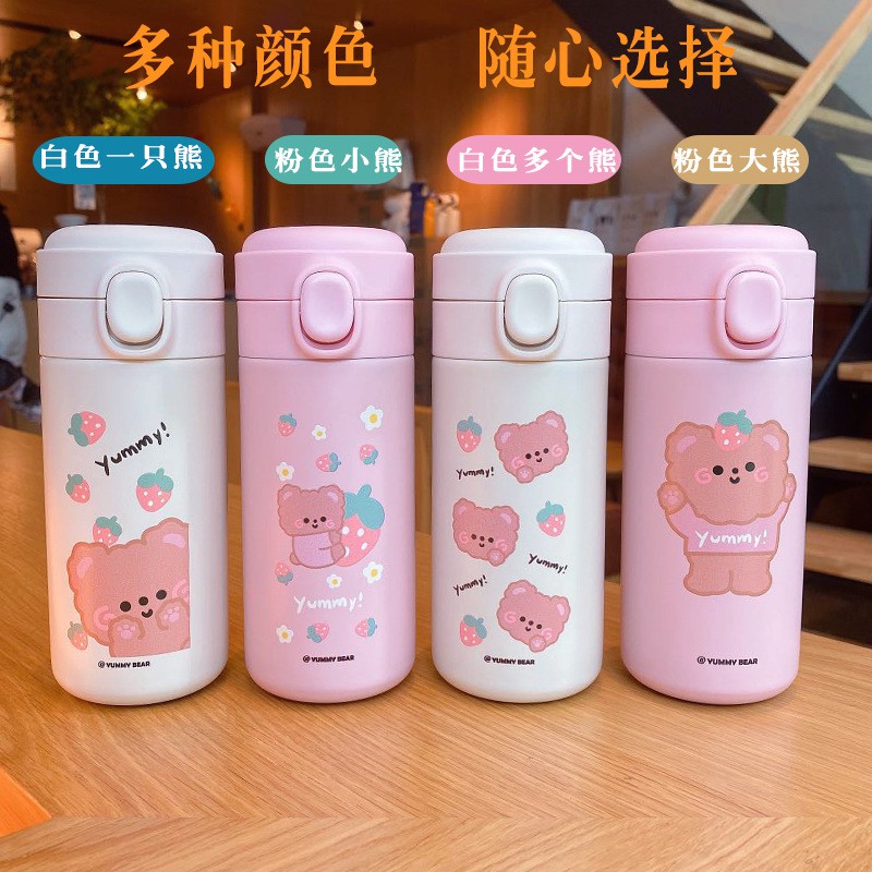 Bình giữ nhiệt hình gấu Yummy 400ml