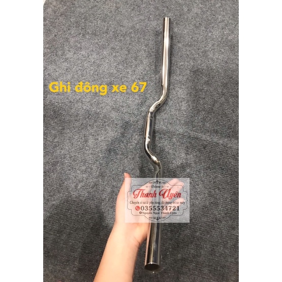 Ghi đông xe 67, xe win inox đặc biệt