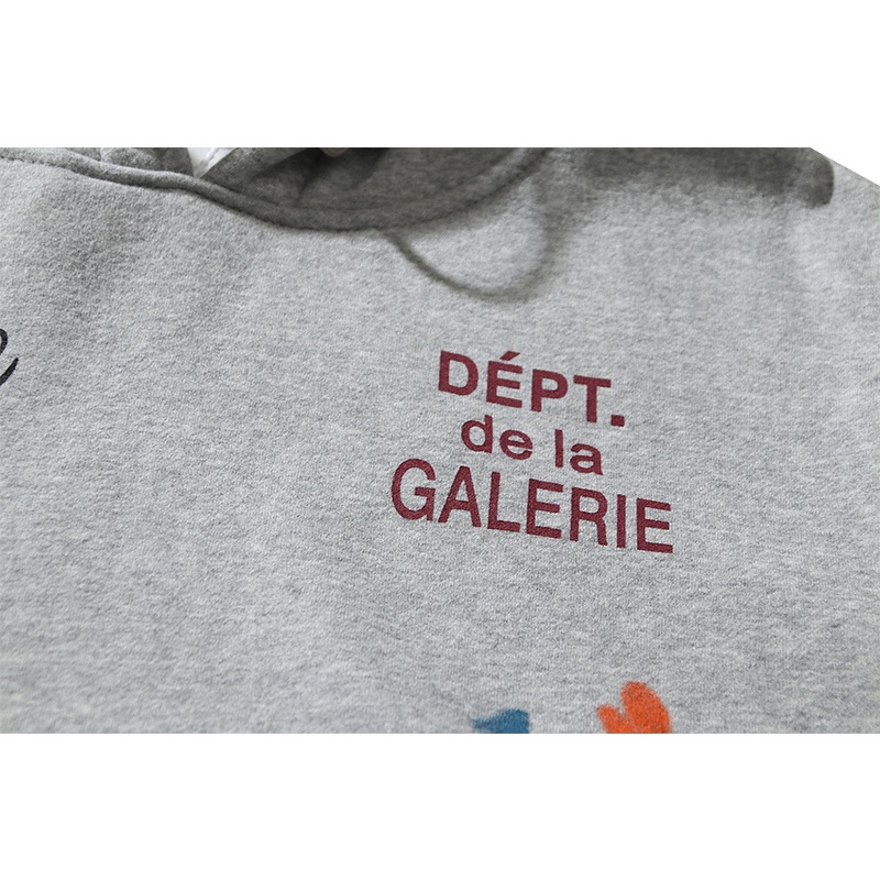 Hàng Bán Chạy Áo Hoodie Sweatshirt Dáng Rộng Tay Dài Thêu Họa Tiết Graffiti Gallery Dept Graffiti Dành Cho Nam Nữ