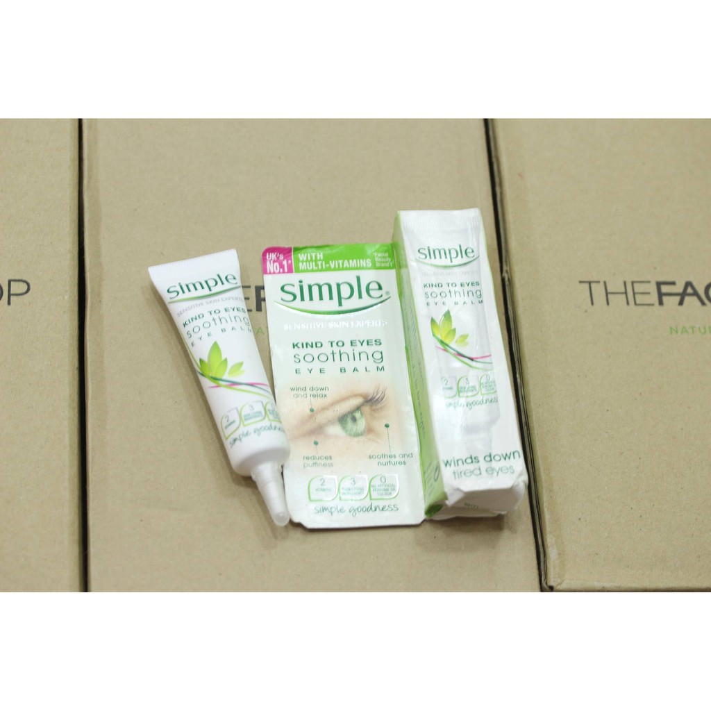 Kem Dưỡng Mắt Simple Kind To Eyes Soothing Eye Balm