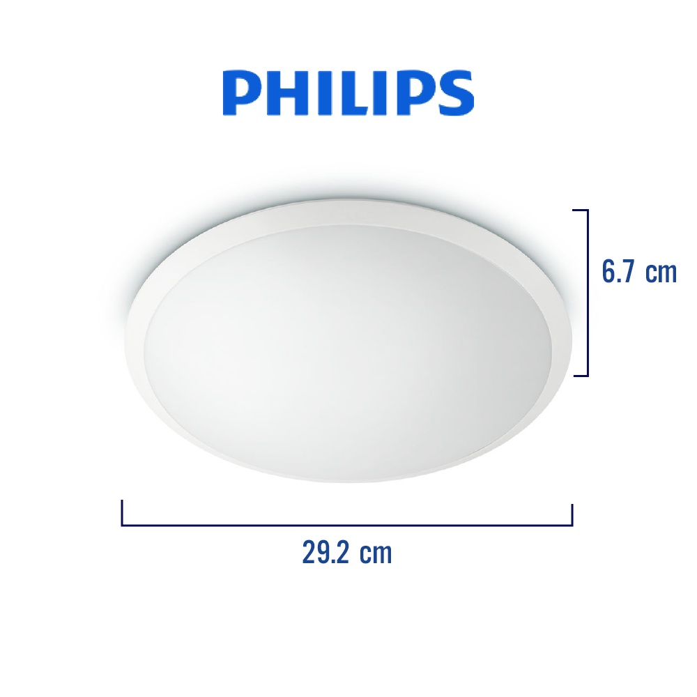 Bộ đèn ốp trần Philips LED tròn 31808 CAVANAL LED 4000K 13.5W