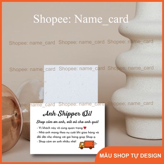 Tem dán cảm ơn anh shipper, decal nhãn dán