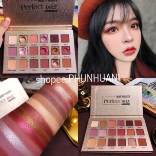 BẢNG MÀU MẮT NHŨ LÌ 18 Ô BEAUTY GLAZED PERFIX PERFECT MIX