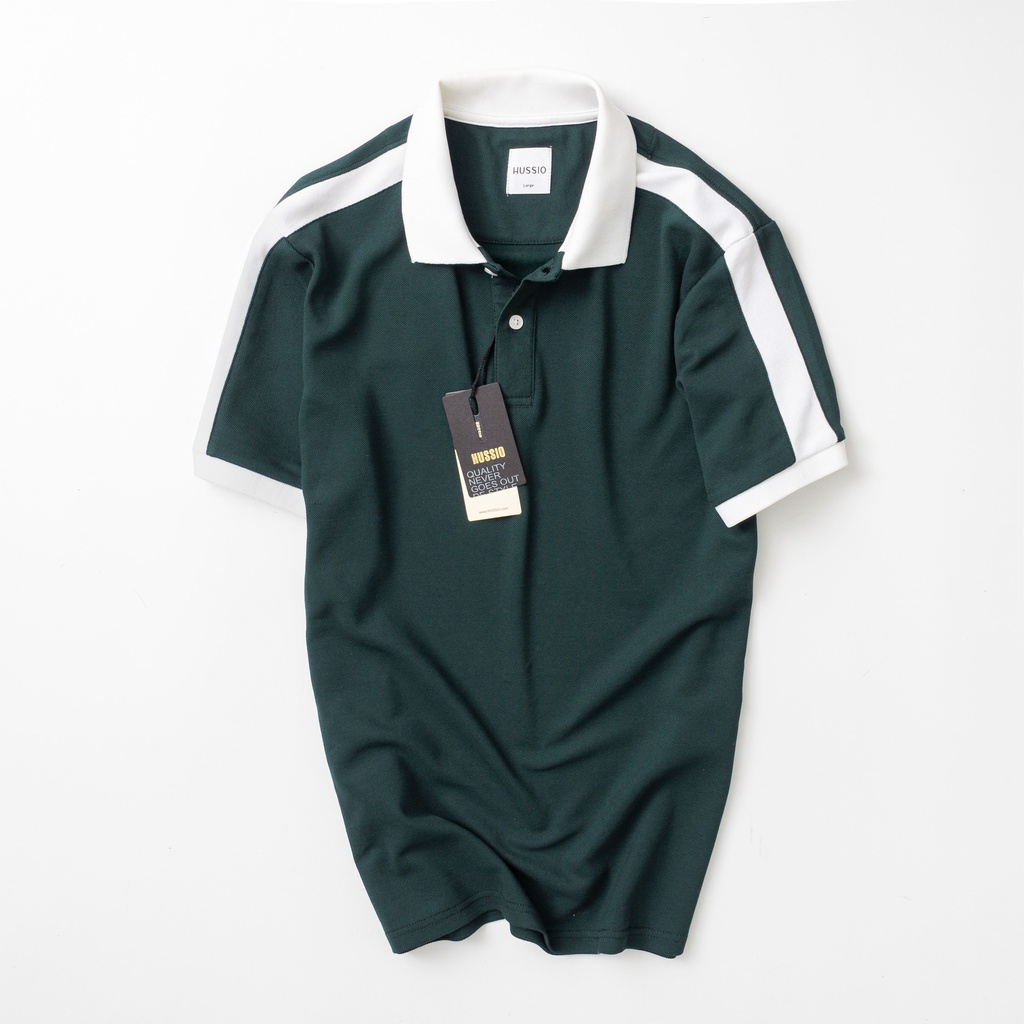 Áo Polo nam IVUS vải cá sấu cotton xuất xịn, trẻ trung, thanh lịch, chuẩn form - HUSSIO