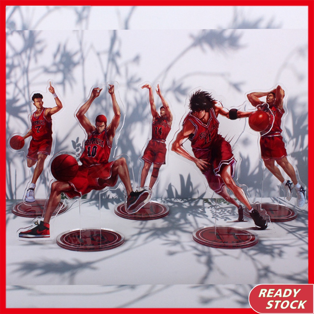 Đồ trang trí Nhân Vật HanamichiSakuragi Kaede Rukawa Đứng Bằng Acrylic Trang Trí