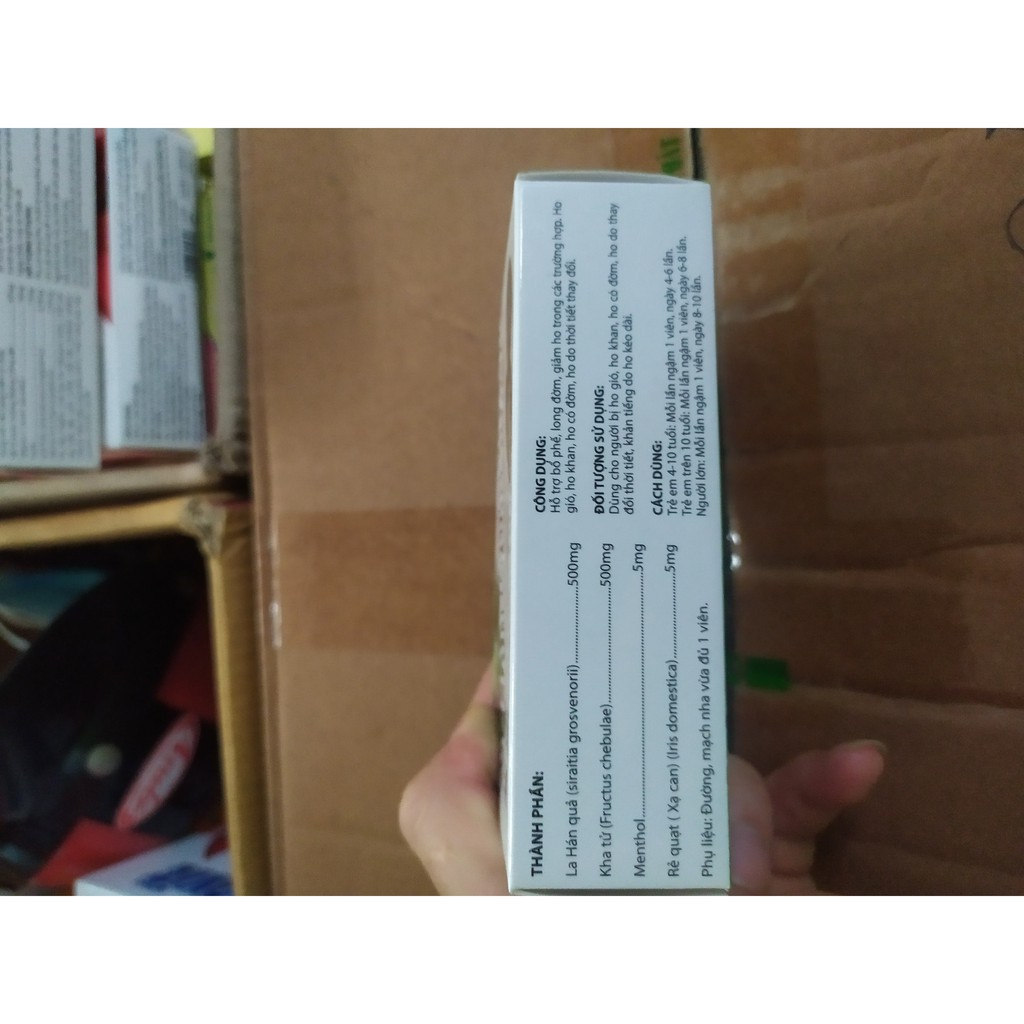 [Cam Kết Hàng Chính Hãng] - La Hán Quả Kha Tử bổ phế ,trừ ho, tiêu đờm - [Quầy Thuốc Bảo Lâm]