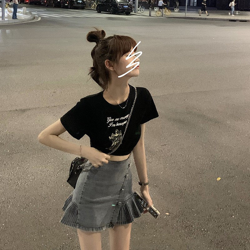 Chân chân váy jean Lưng Cao Thời Trang Dành Cho Nữ | BigBuy360 - bigbuy360.vn