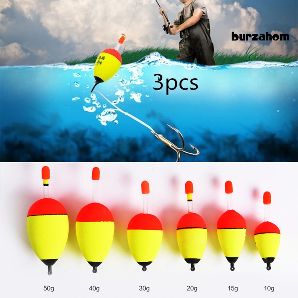 Set 3 Phao Câu Cá Dạ Quang 2.2-4.4g Tiện Dụng