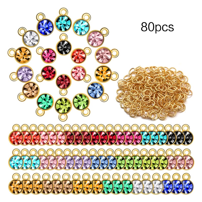Mặt Dây Chuyền Bằng Đá Sinh Nhật Kích Thước 10x7mm