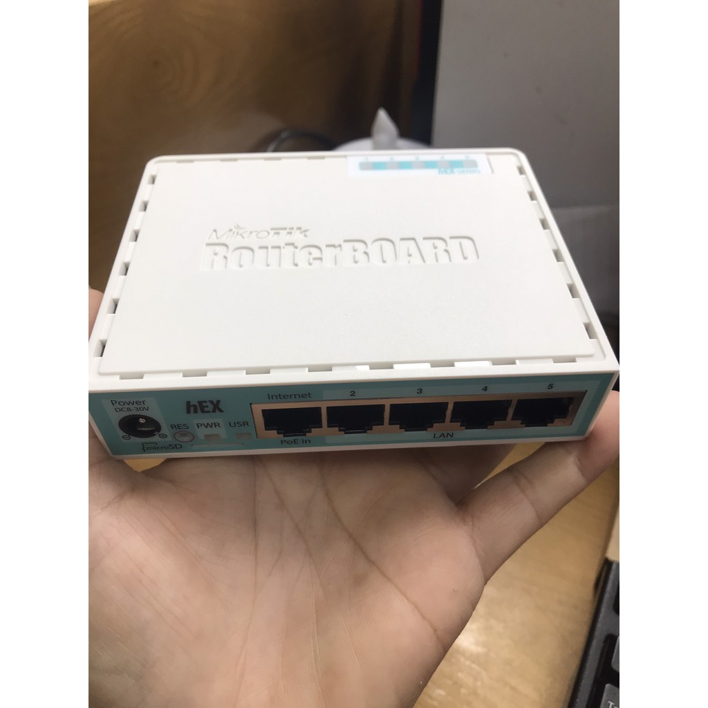 Thiết bị cân bằng tải Router Mikrotik RB750Gr3 - Hàng chính hãng