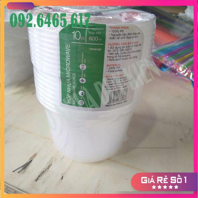 [FREESHIP] COMBO 10 Hộp Nhựa Tròn 350ml - 500ml - 600ml - 700ml Microware  Thuận Lợi  - NHẬT ANH | BigBuy360 - bigbuy360.vn