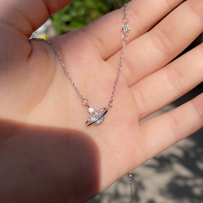 Vòng cổ phối mặt hình ngôi sao đính đá xinh xắn thời trang cho nữ