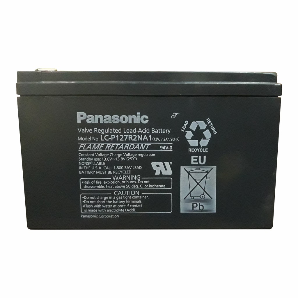 Bình điện Panasonic _ắc quy 12V_7.2Ah