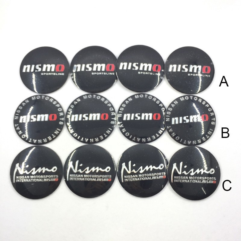 4 Nắp Chụp Mâm Bánh Xe Hơi 56mm Nismo