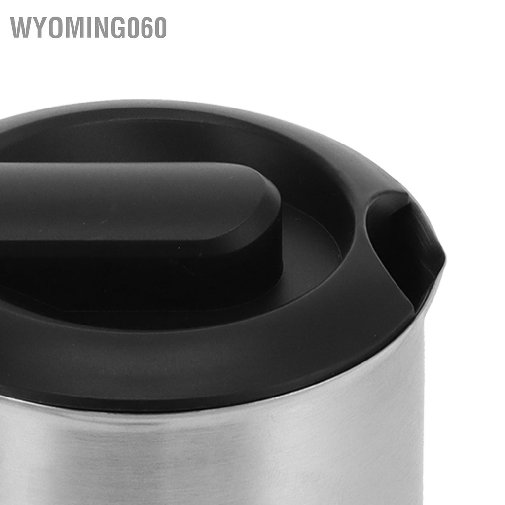 Ấm đun nước điện du lịch nhỏ gọn tắt nguồn tự động bằng thép không gỉ mini 0.5Lovito phích cắm EU 220V