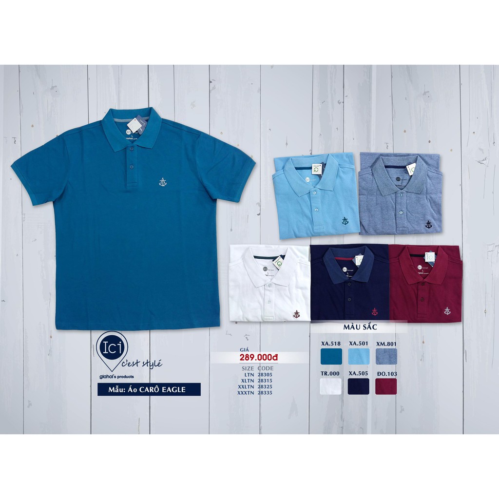 Áo Nam Thun Caro Gia Hồi Size L,XL, XXL,XXXL