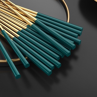 Đũa inox 304 Bộ 6 đôi đũa ăn cơm cao cấp