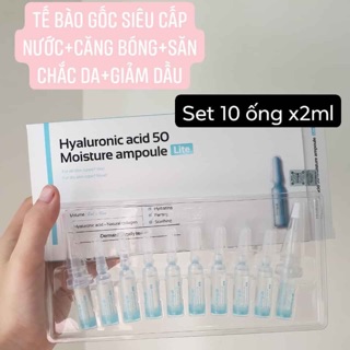 TẾ BÀO GỐC cấp nước DƯỠNG CĂNG BÓNG  HYALURONIC ACID và COLLAGEN