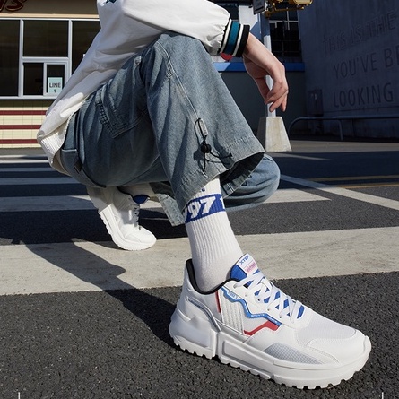 Giày thể thao Xtep mềm mại chống trượt thoáng khí phong cách cổ điển thời trang dành cho nam