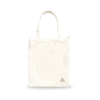 Tote 2in1 Canvas màu trơn