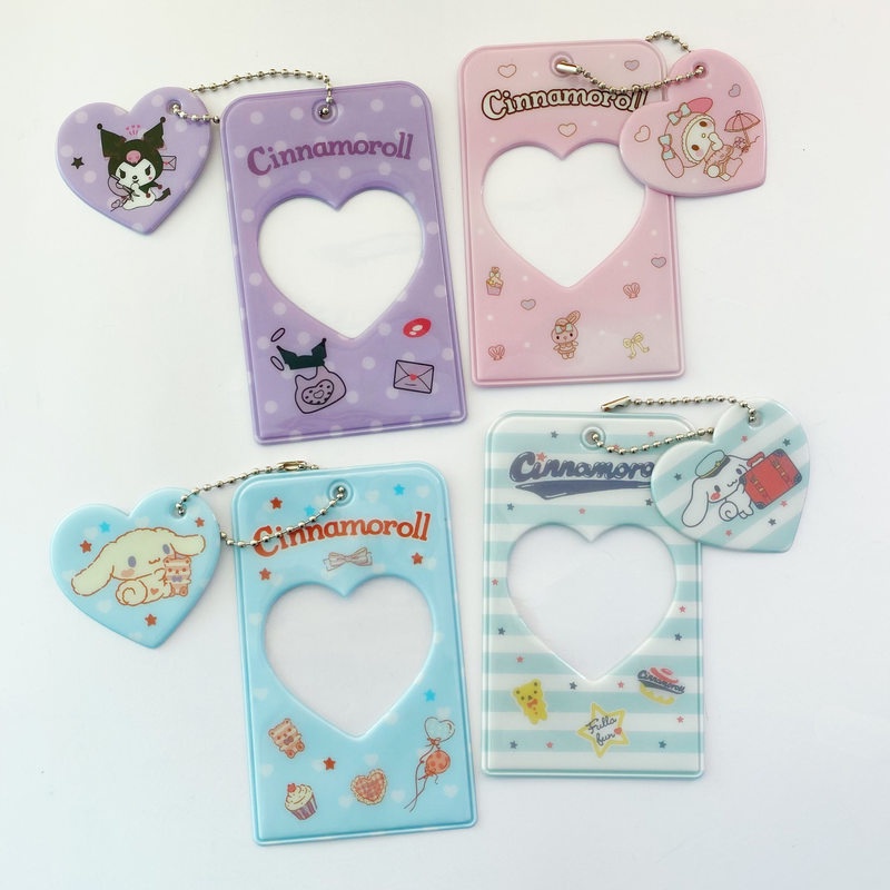 SANRIO Túi Đựng Thẻ Họa Tiết Hoạt Hình Dễ Thương Xinh Xắn