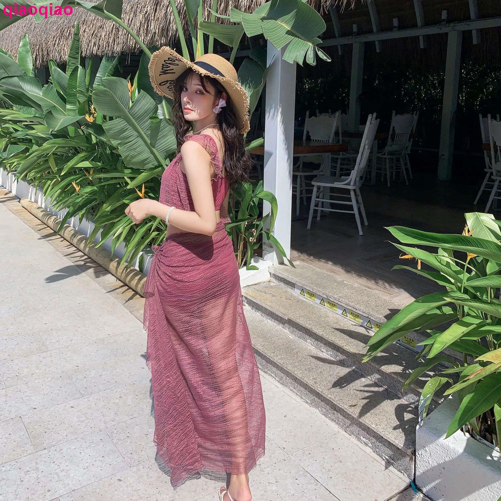 Set Bikini Kèm Áo Khoác Ngoài Quyến Rũ Cho Nữ | BigBuy360 - bigbuy360.vn