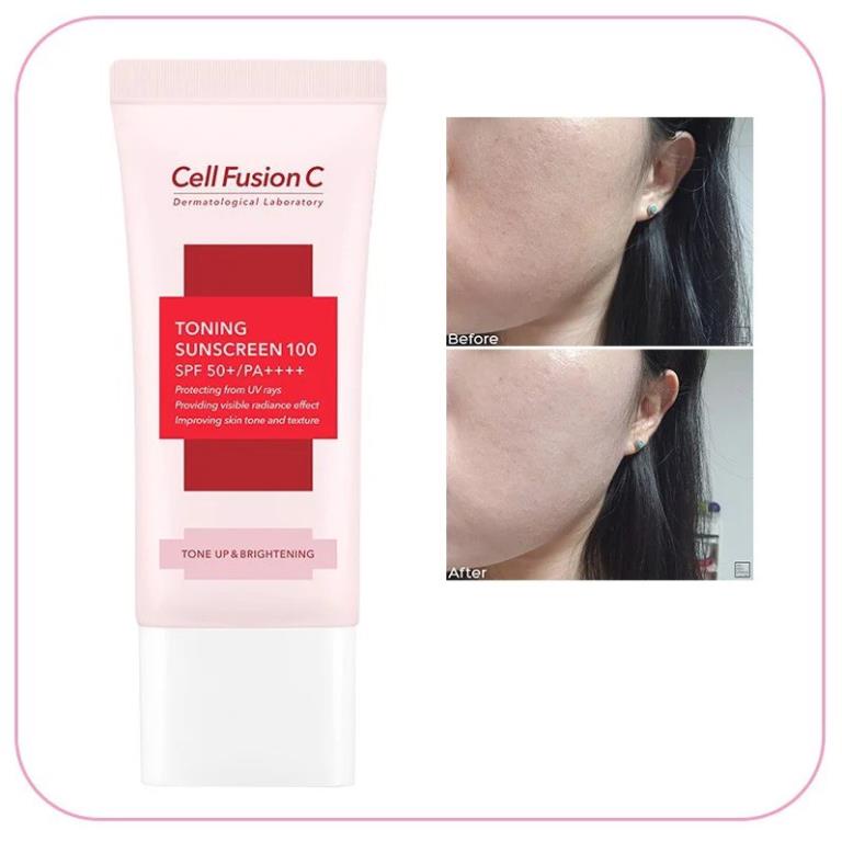 Kem chống nắng Cell Fusion C Laser Suncreen 100/Toning Suncream 100 cho da dầu da nhạy cảm