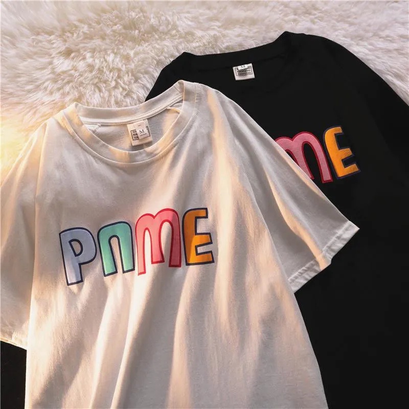 NRVP Áo Thun 100% Cotton Dáng Rộng Thời Trang Hàn Quốc Cho Nữ