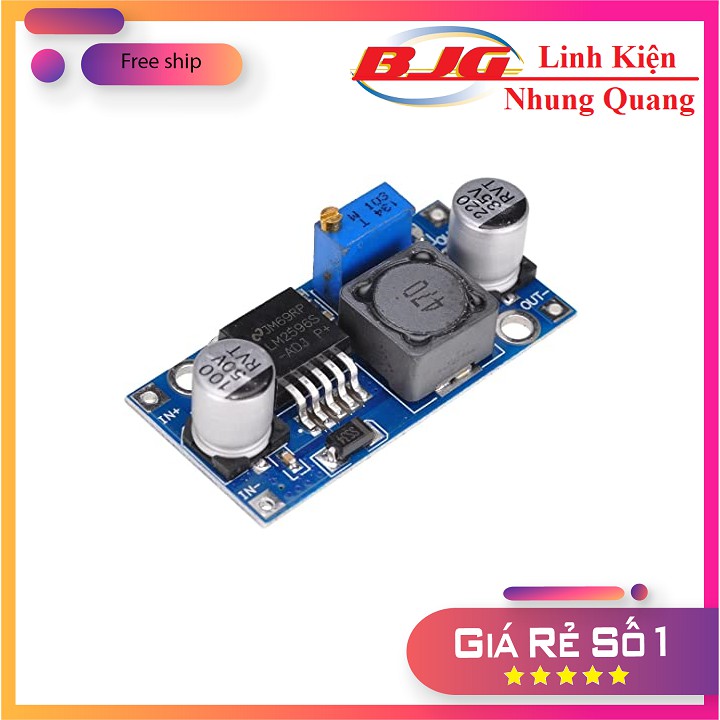 Module Hạ Áp Buck DC-DC LM2596 3A-linh kiện điện tử 3m