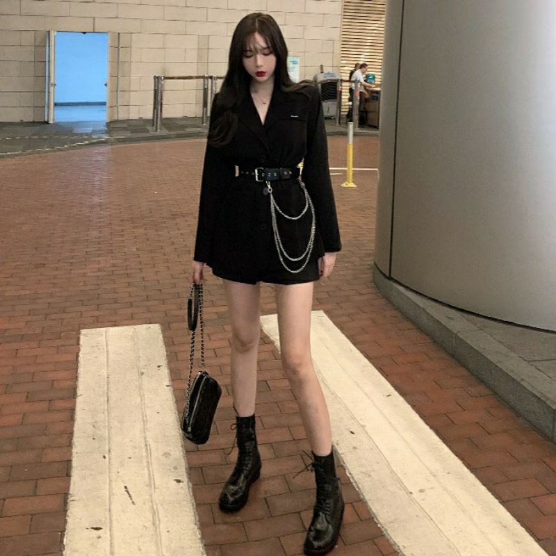 (HÀNG ORDER) ÁO VEST KÈM ĐAI THỜI TRANG PHONG CÁCH CÁ TÍNH CHO NỮ | BigBuy360 - bigbuy360.vn